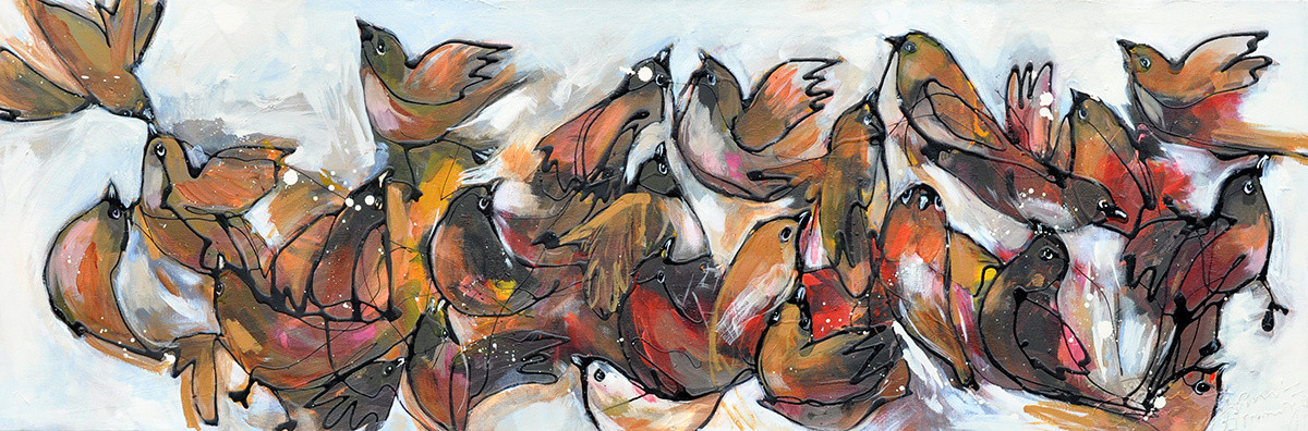 Janet Timmerije + Brown birds